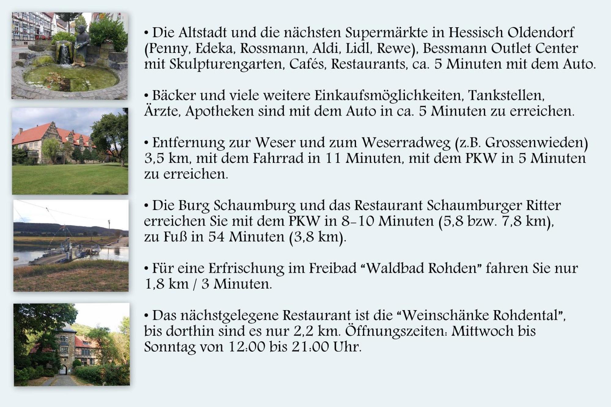 Ferienwohnung Am Ellerbach Hessisch Oldendorf Dış mekan fotoğraf