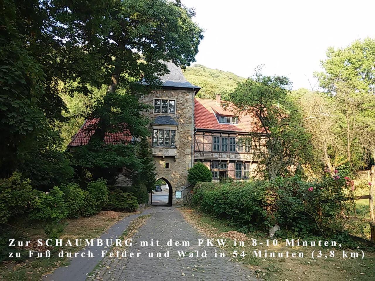Ferienwohnung Am Ellerbach Hessisch Oldendorf Dış mekan fotoğraf